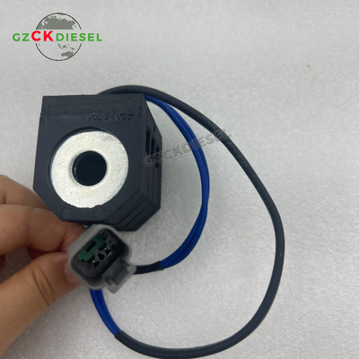 DC 24V Solenoid Valve 39680031 Ανταλλακτικά Εκσκαφέα σε Απόθεμα CE Ηλεκτρομαγνητική Βαλβίδα Πηνίο